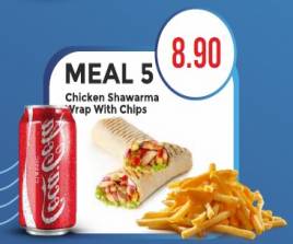 Meal 5 - Chicken Shawarma  Warp with Chips